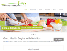 Tablet Screenshot of catesnutrition.com